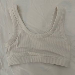 ALO Yoga cream sports bra